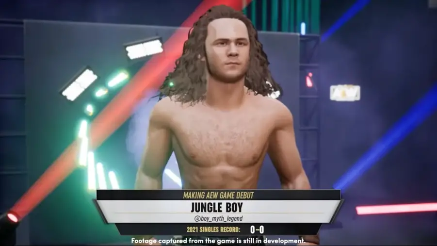Jungle boy aew video game entrance